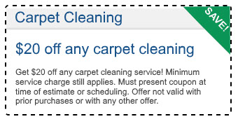 carpet cleaning coupon for $20 off on any carpet cleaning for Bakersfield and all of Kern County