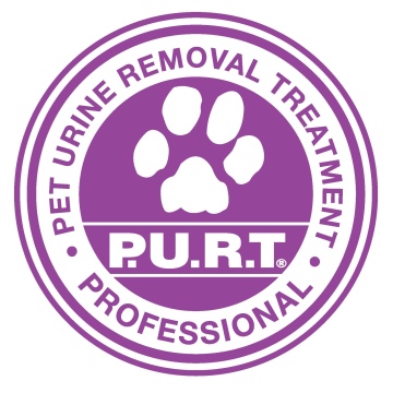 P.U.R.T. professional seal pet urine removal treatment.