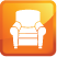 furniture cleaning and upholstery cleaning and restoration icon