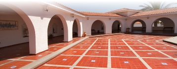 beautiful red tile that has been cleaned