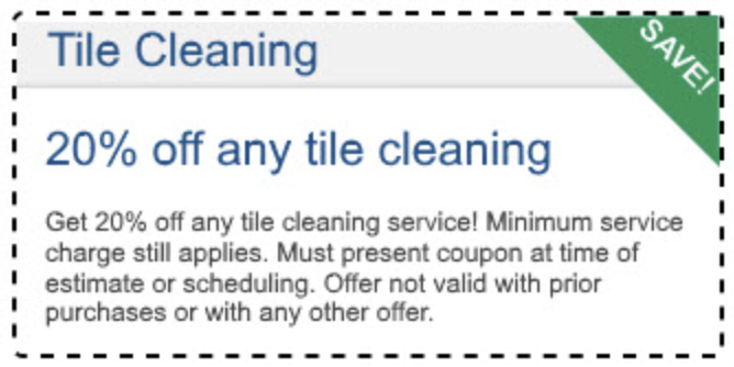20% off tile cleaning bakersfield